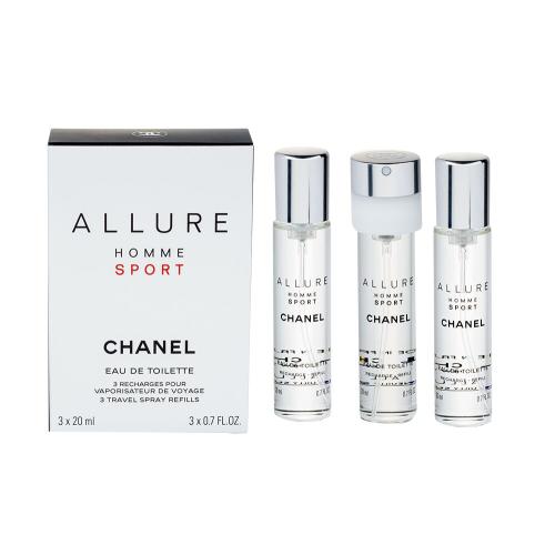 Chanel Allure Homme Sport 3x20 ml 20 ml toaletná voda Náplň pre mužov