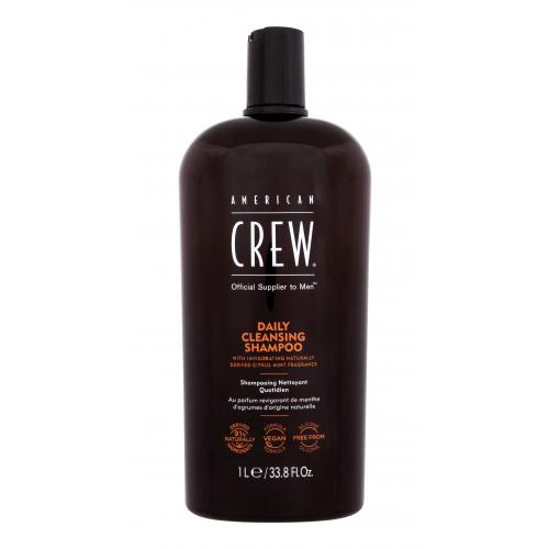 American Crew Daily Cleansing 1000 ml šampón s osviežujúcou vôňou citrónov a mäty pre mužov