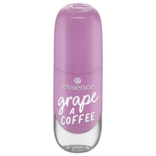 Essence Gel Nail Colour 8 ml rýchloschnúci lak na nechty s lesklým efektom pre ženy 44 Grape A Coffee