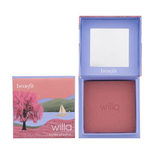 Benefit Willa Soft Neutral-Rose Blush 6 g púdrová lícenka pre ženy