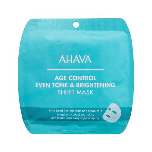 AHAVA Age Control Even Tone  Brightening Sheet Mask 17 g rozjasňujúca a hydratačná pleťová maska pre ženy