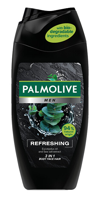 Palmolive Sprchový gél pre mužov 3v1 na telo a vlasy For Men (Refreshing 3 In 1 Body & Hair Shower Shampoo) 250 ml