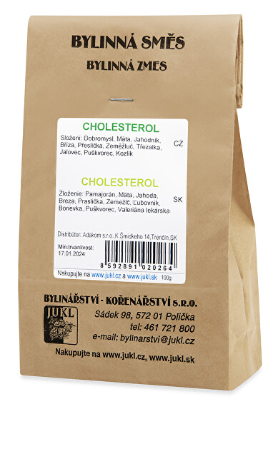 JUKL Bylinná zmes - cholesterol 100 g