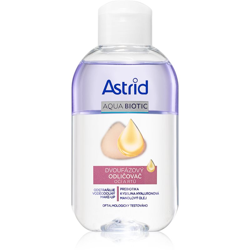 Astrid Aqua Biotic dvojfázový odličovač očí a pier 125 ml