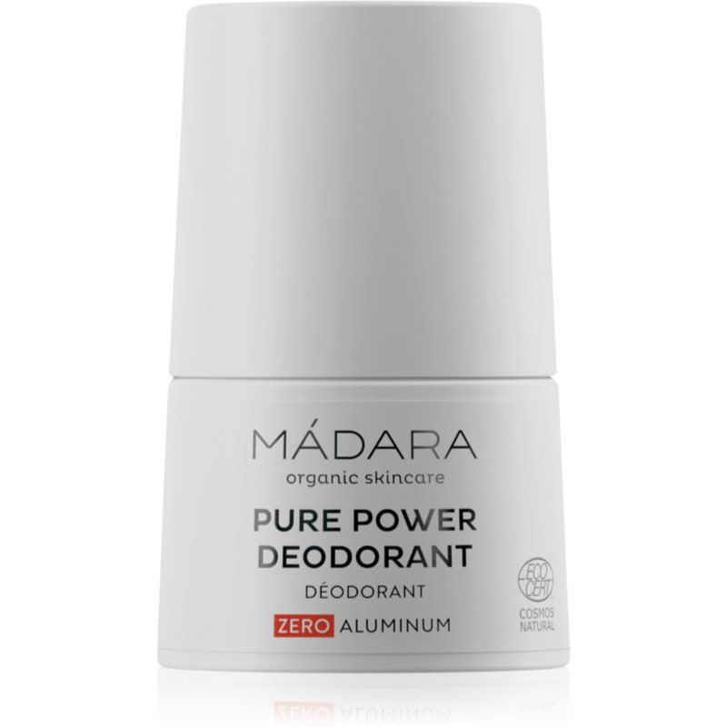 MÁDARA Pure Power dezodorant roll-on bez obsahu hliníka 50 ml