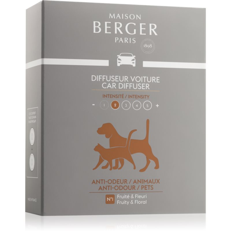 Maison Berger Paris Anti Odour Animal vôňa do auta náhradná náplň 2x17 g