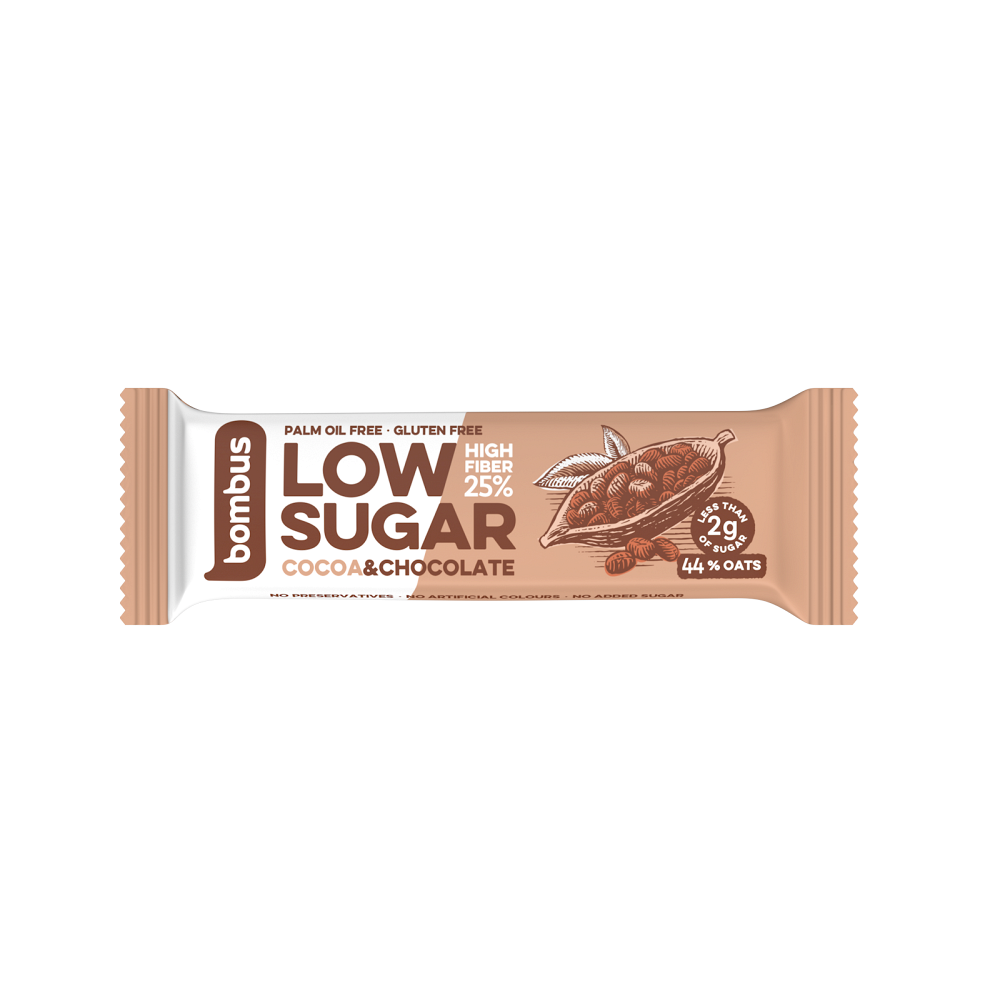 BOMBUS Low sugar cocoa  chocolate 40 g