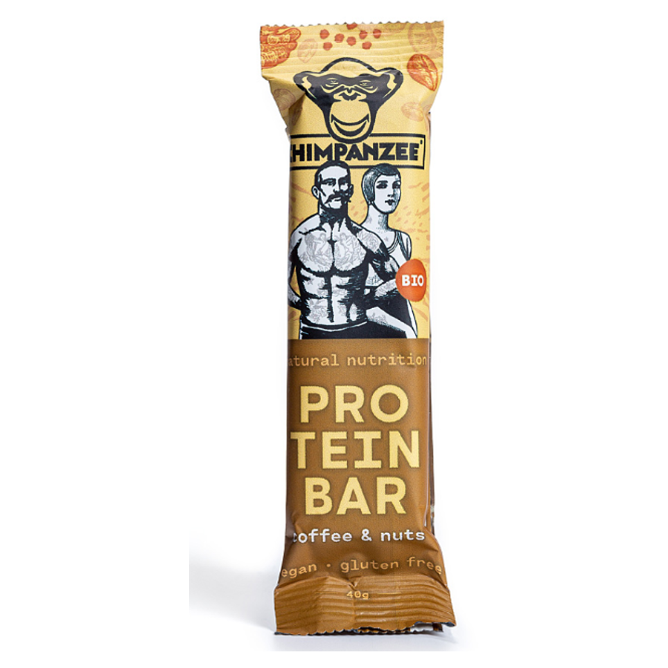 CHIMPANZEE Protein bar coffee  nuts 40 g BIO