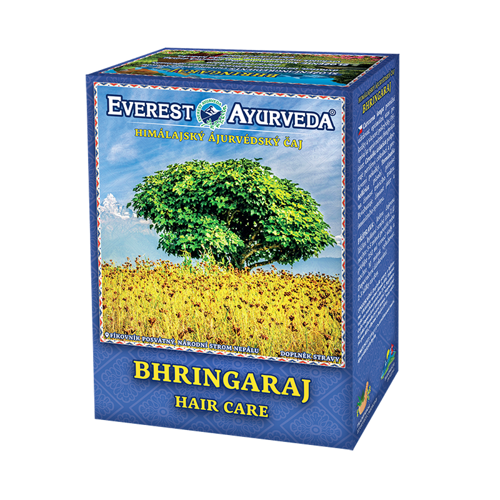 EVEREST AYURVEDA Bhringaraj starostlivosť o vlasy sypaný čaj 100 g