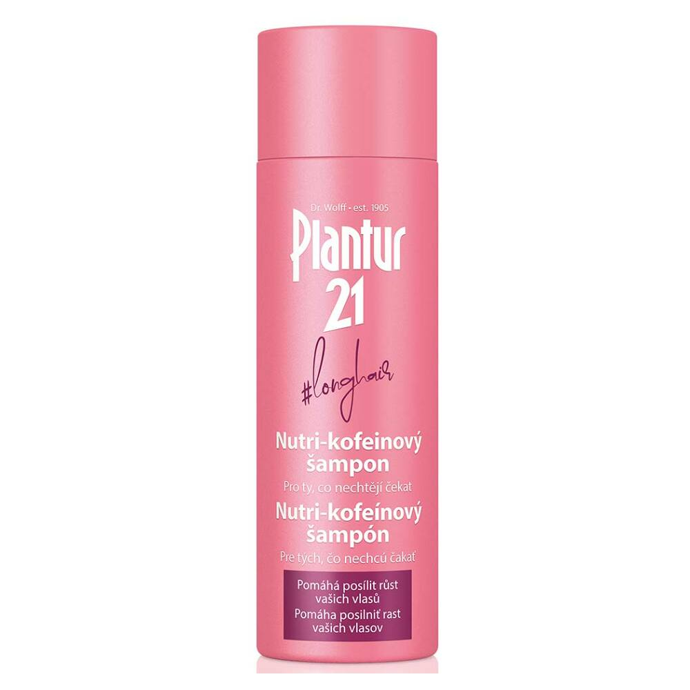 PLANTUR 21 longhair Nutri-kofeinový šampón 200 ml